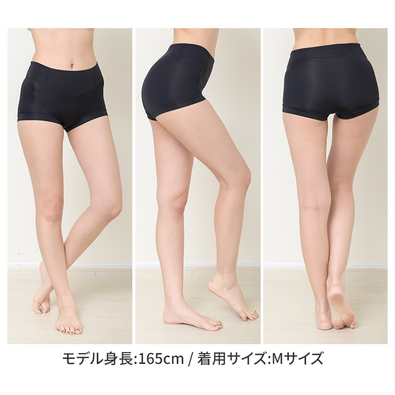 スタンダード ショーツ 美尻 大きいサイズ M L LL 3L 下着 薄着 骨盤押さえショーツ すっぽり 引き締め 骨盤 ガードルショーツ ボクサー ストレッチ サポート