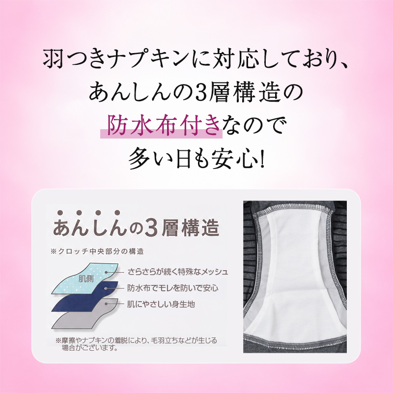 サニタリーショーツ レディース 綿混 深ばき 昼用 生理用ショーツ 防水布付き 羽つきナプキン対応 メッシュ素材 深履き ストレッチ お腹すっぽり 股上深め 女性 婦人 中学生 高校生 学生 大人 生理用パンツ サニタリーパンツ M L LL 生理ショーツ