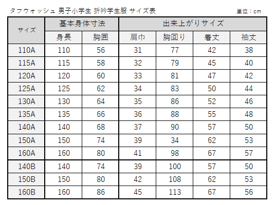 カンコー学生服 男子小学生 折衿学生服上衣A体(110-140) 110cmA～140cmA (カンコー kanko 丸洗いOK) (送料無料) (取寄せ)