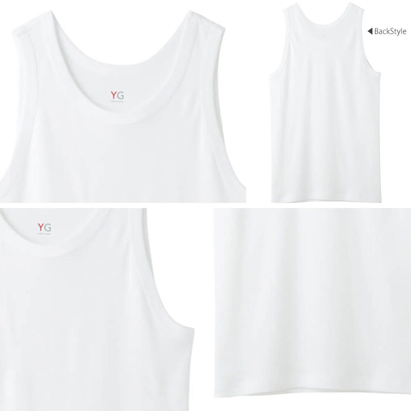 グンゼ YG Tシャツ メンズ 半袖 U首 tシャツ 綿100% M~LL (GUNZE 男性 紳士 下着 肌着 インナー 抗菌 防臭 M L LL 白) (在庫限り)