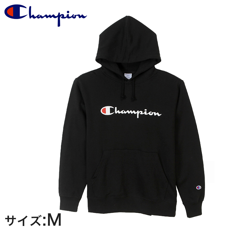 Champion 裏毛プルオーバーフード プリントスウェットシャツ M〜XXL (チャンピオン 裏毛 パイル メンズ 男性)