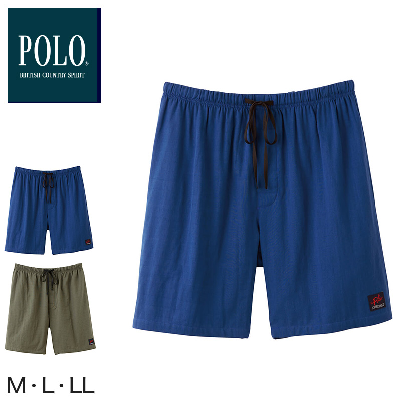 グンゼ Polo ルームウェア ボトム M Ll 部屋着 メンズ 夏 ステテコ ひざ丈 ゆったり 下着 靴下 ストッキングのネット卸売 すててこ問屋